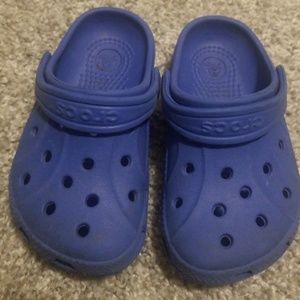 Blue crocs